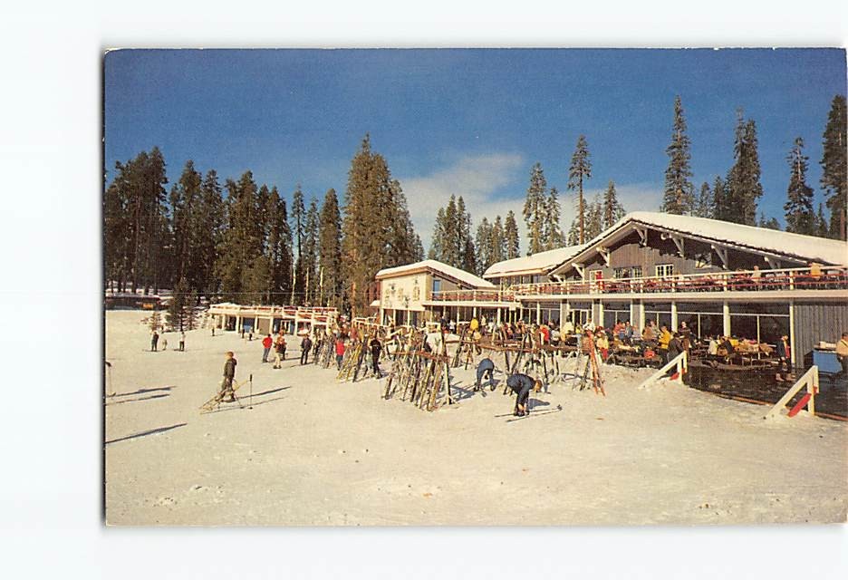Postcard Badger Pass Ski House Yosemite National Park California USA