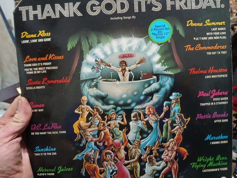 Thank God It's Friday Soundtrack  Vinyl 3LP 1978 Casablanca Record NBLP-7099-3