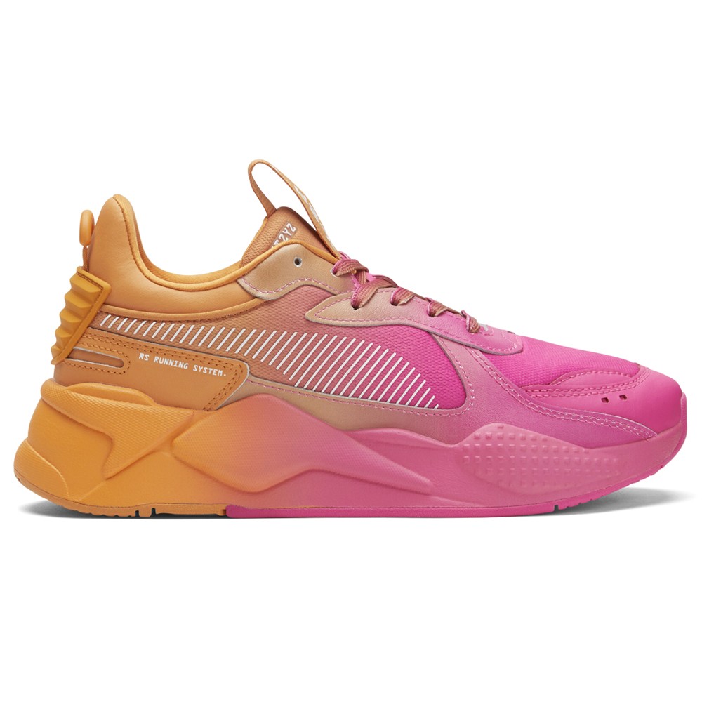 PUMA RsX Faded Lace Up  Womens Orange, Pink Sneakers Casual Shoes 39288402