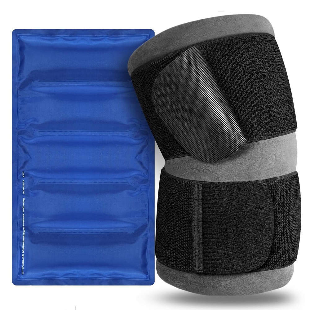 Large Knee Ice Pack Wrap for Instant Knee Pain Relief for Injuries Reusable 1...