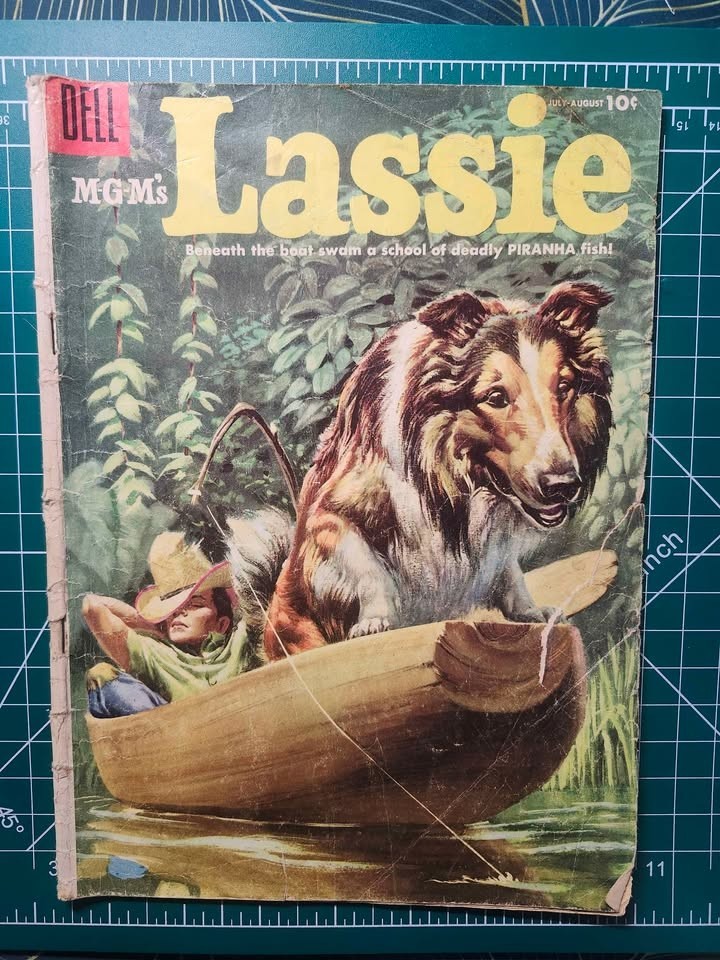 M-G-M's Lassie #23 (Dell Comics July-August 1955) Golden Age Comic Book