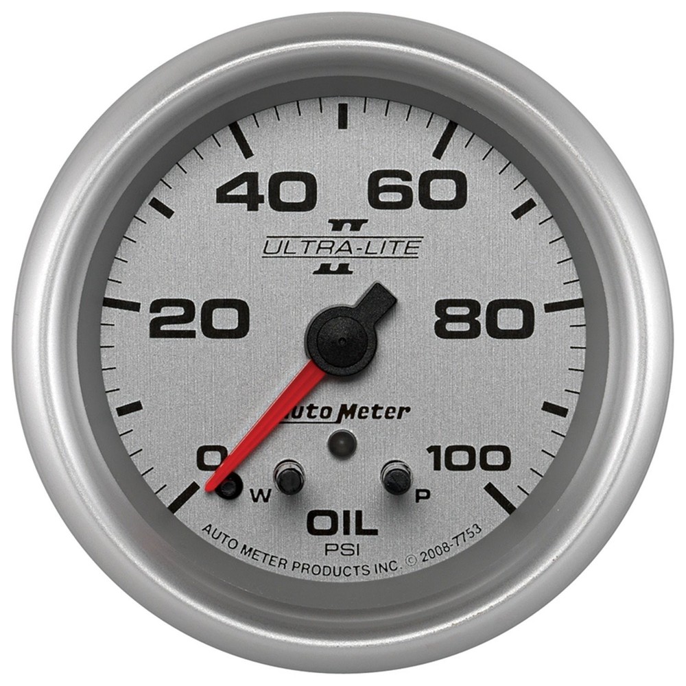 Auto Meter 7753 Ultra-Lite II Digital Oil Pressure Gauge
