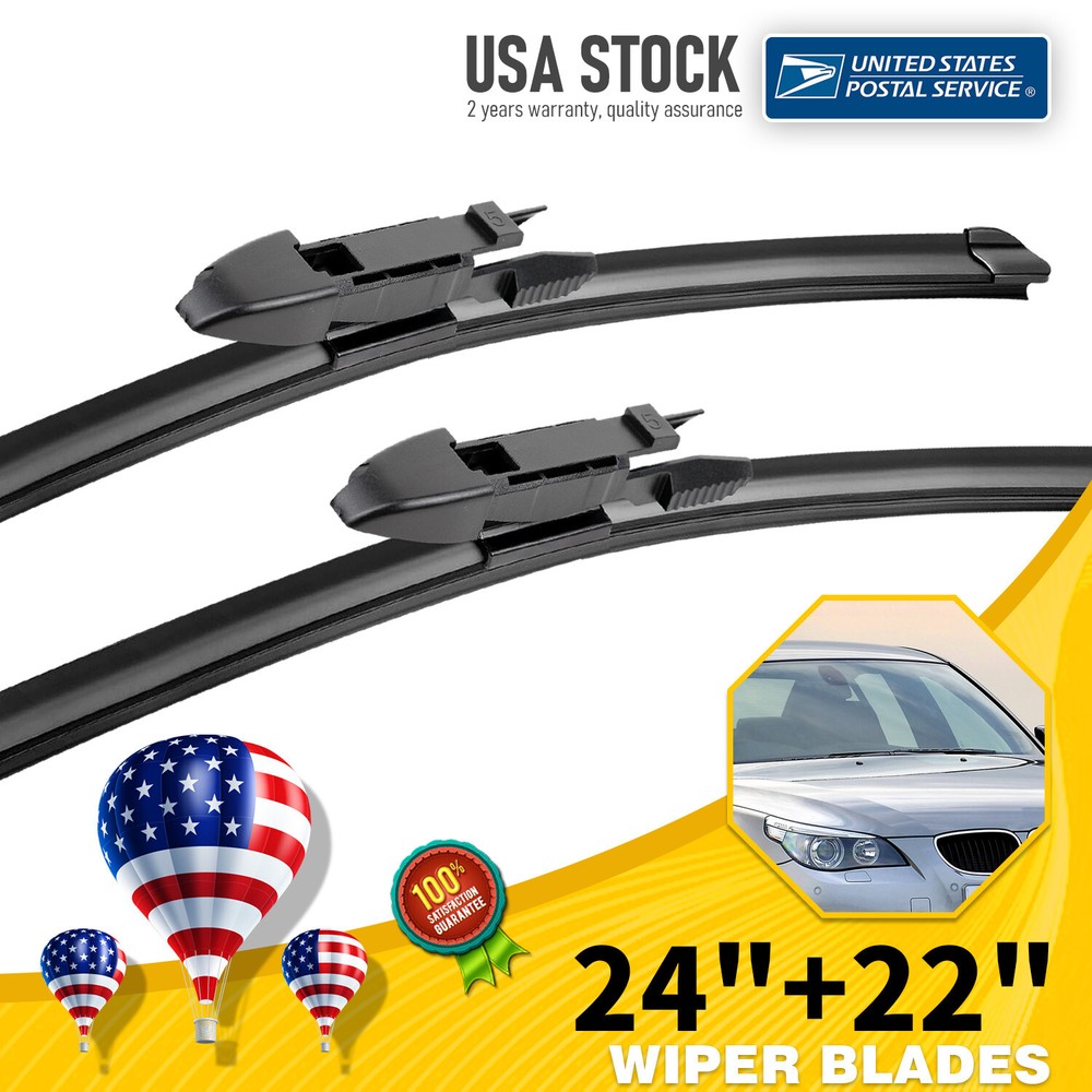 Original Equipment Front Bracketless Windshield Wiper Blades 24