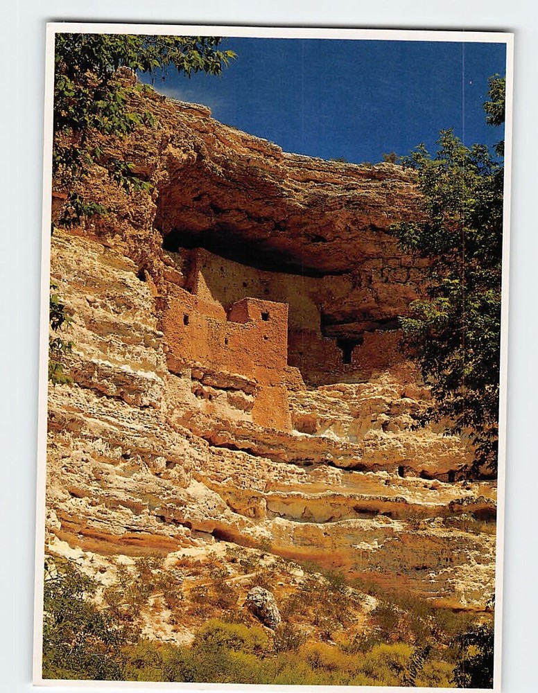 Postcard Montezuma Castle National Monument Camp Verde Arizona USA