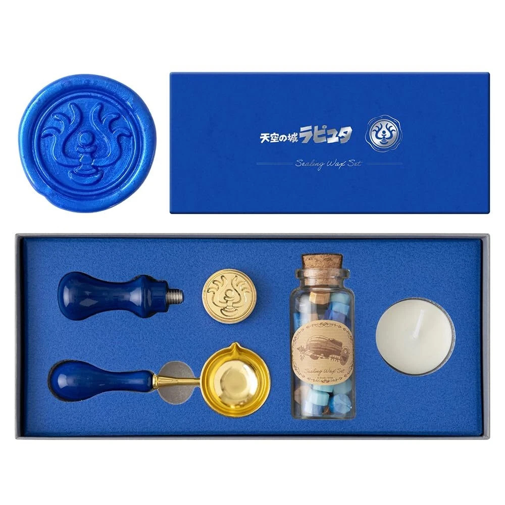 [Japan Limited] Studio Ghibli Laputa Wax Seal Sealing Stamp Kit Crest of Laputa