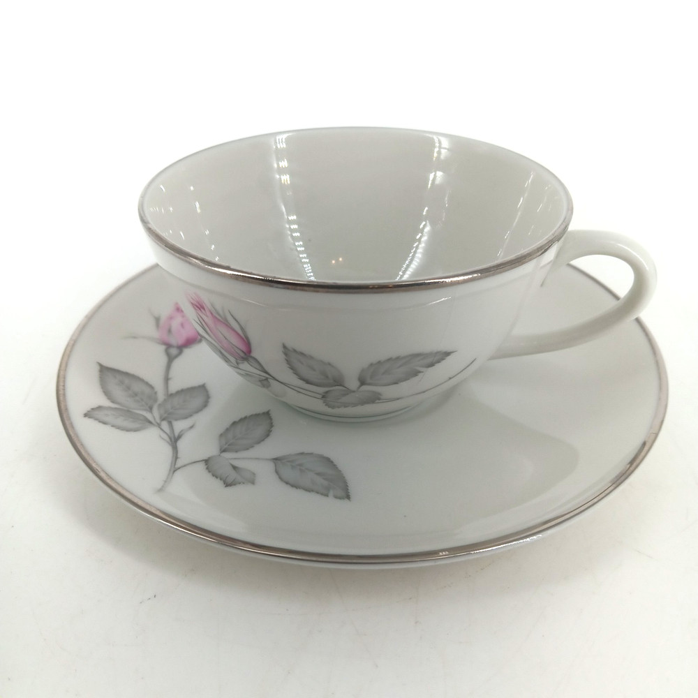 1 - Set Zylstra Rose Fine China Cup & Saucer USA Collectors Tea Hot Beverage