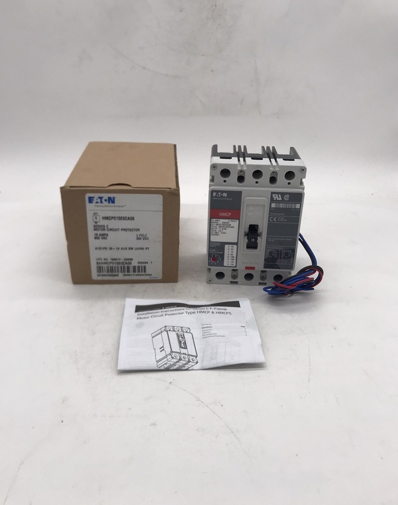 HOUSTON STOCK NEW EATON HMCP015E0C A06 TYPE HMCP 15 AMP FREE 2 DAY AIR BUY NOW