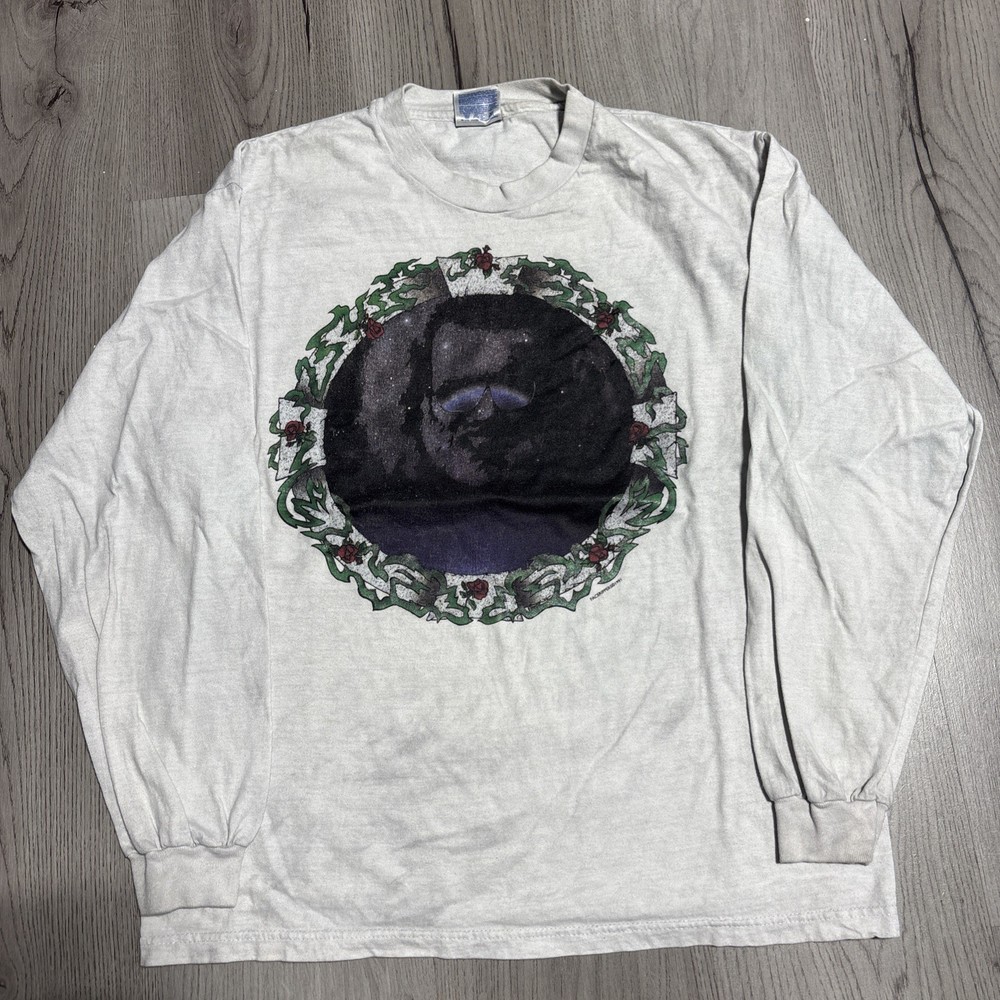 Vintage 1991 Jerry Garcia Long Sleeve Grateful Dead Tee. Size Large