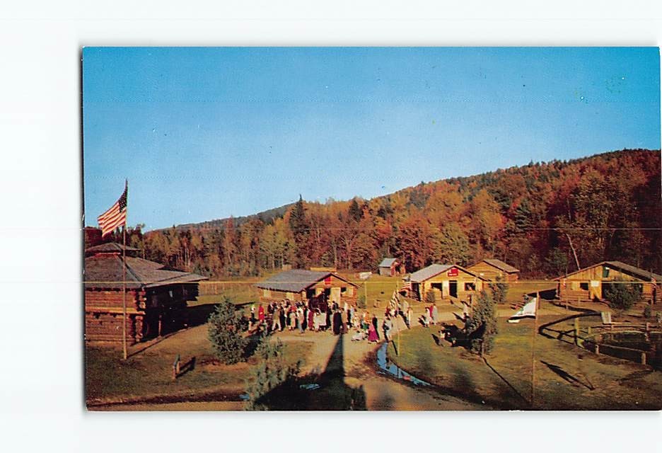 Postcard Frontier Town Adirondacks New York USA