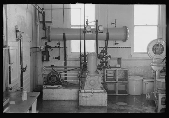 Ruthven Iowa 1936 Cooperative Creamery Refrigerating Machine FSA Farm