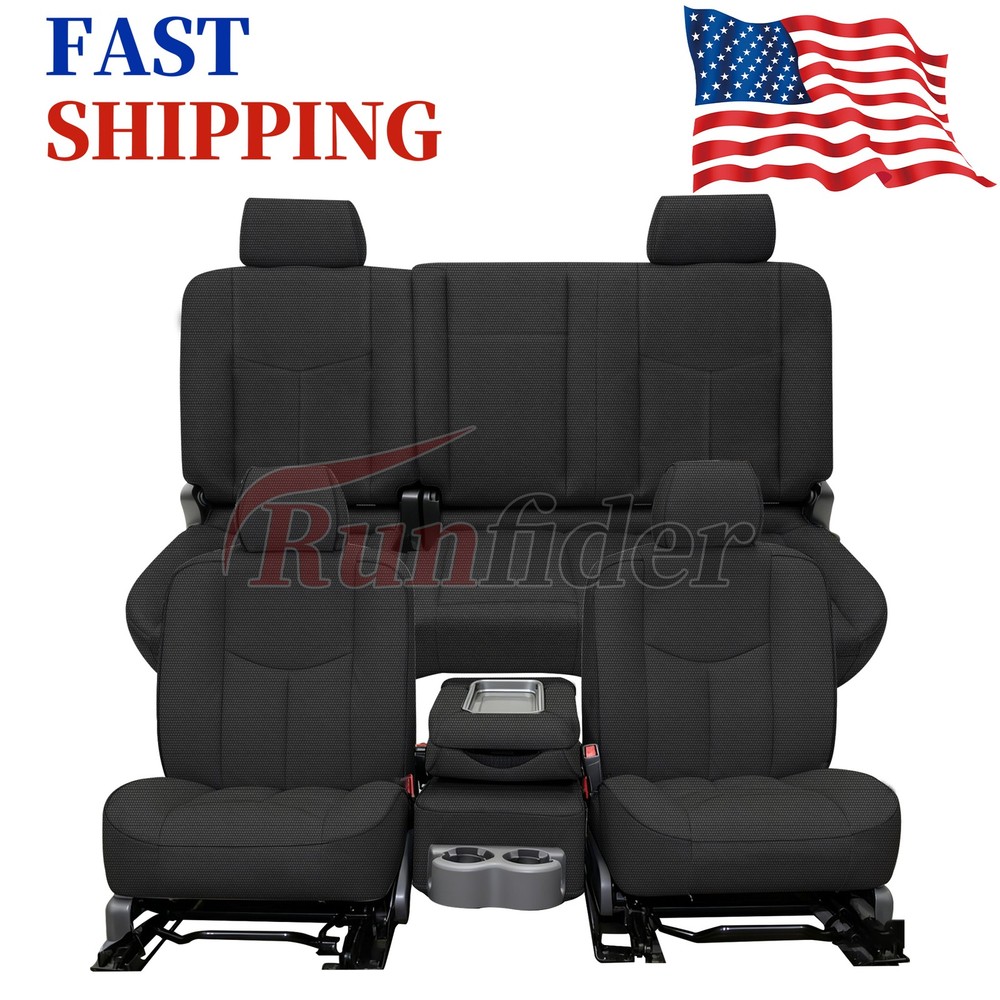 Full Set Seat Covers for Chevy Silverado GMC Sierra 1500 1999-2006 & Classic