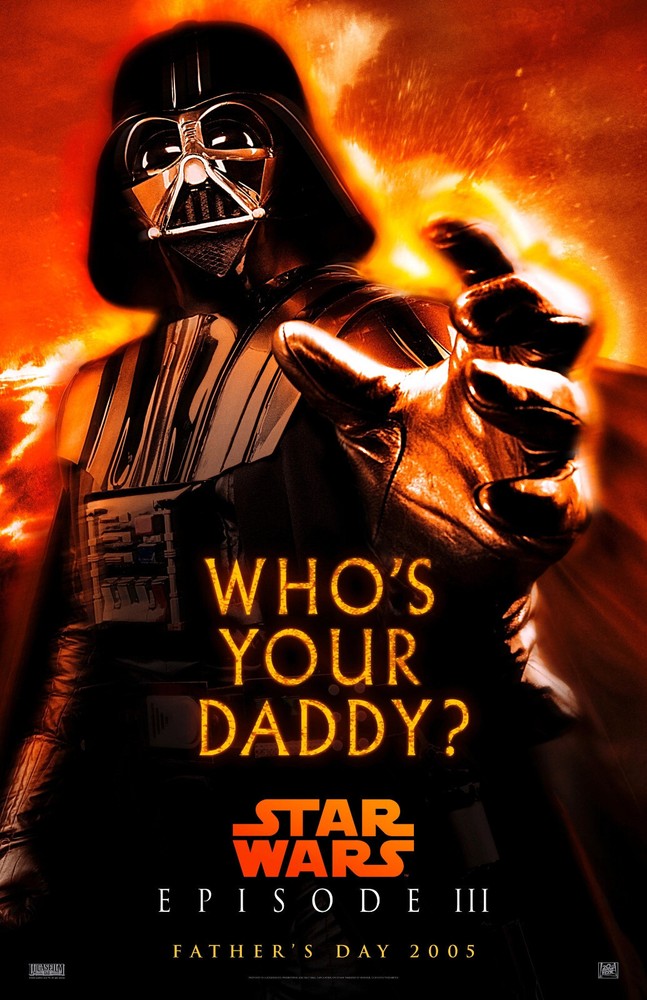 Poster Print Star Wars Revenge of Sith Scifi Film Funny Father's Day Decor Gift