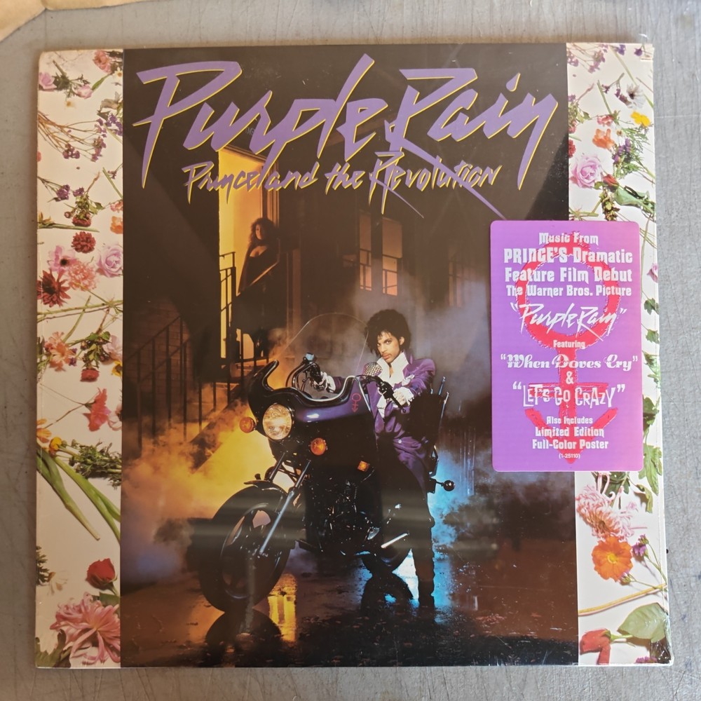 Prince And The Revolution~Purple Rain Sealed OG Vinyl LP~1984 WB Records~1-25110