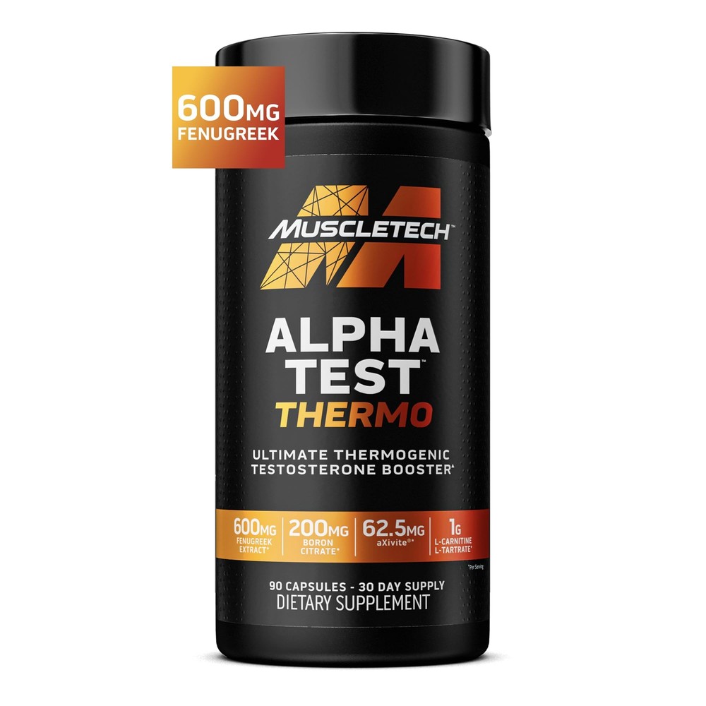 AlphaTest Thermo Thermogenic Testosterone Booster| Muscle Strength Builder fo...