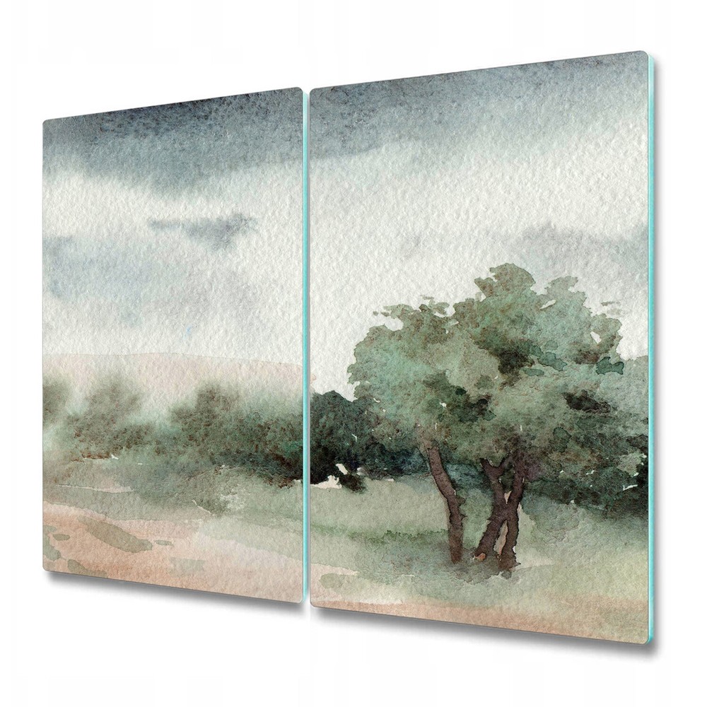 Glass Surface Protector Worktop saver Trees Landscape Abstract Forest Nature-image