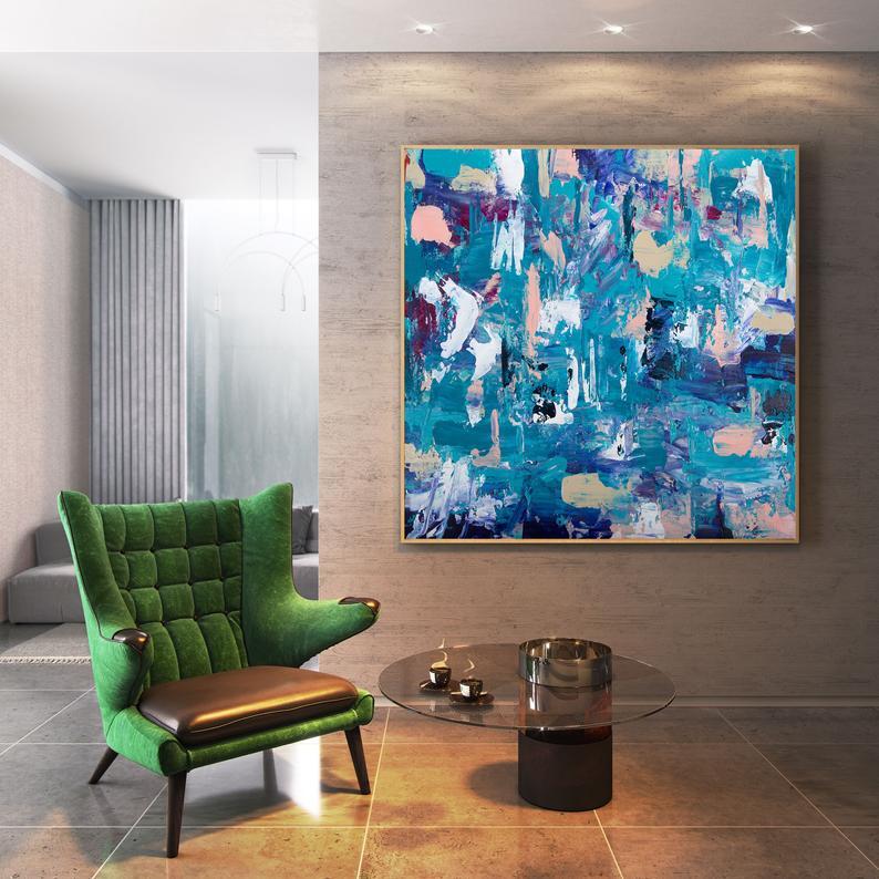 Modern Painting On Canvas Large Painting On Canvas Modern Wall Canvas Wall Art