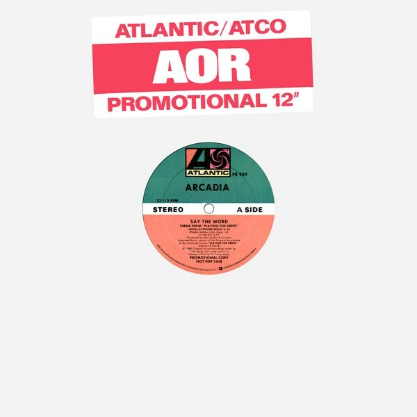 Arcadia Say The Word 2 Us Dj 12 Inch Ultra Rare Vinyl-image
