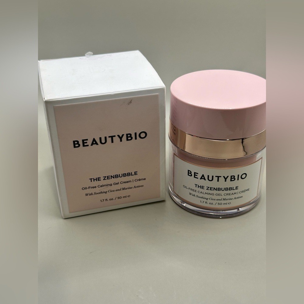 Oil-free calming gel cream by BeautyBio The Zen Bubble for soothing hydration