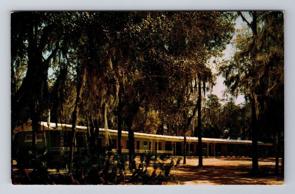 Old Town FL-Florida, Suwannee Gables Motor Court, Advertising, Vintage Postcard