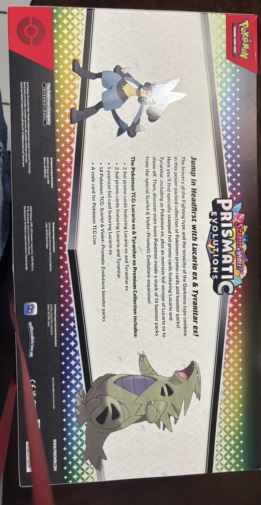 Pokemon TCG Lucario EX & Tyranitar EX Premium Collection SEALED BRAND NEW