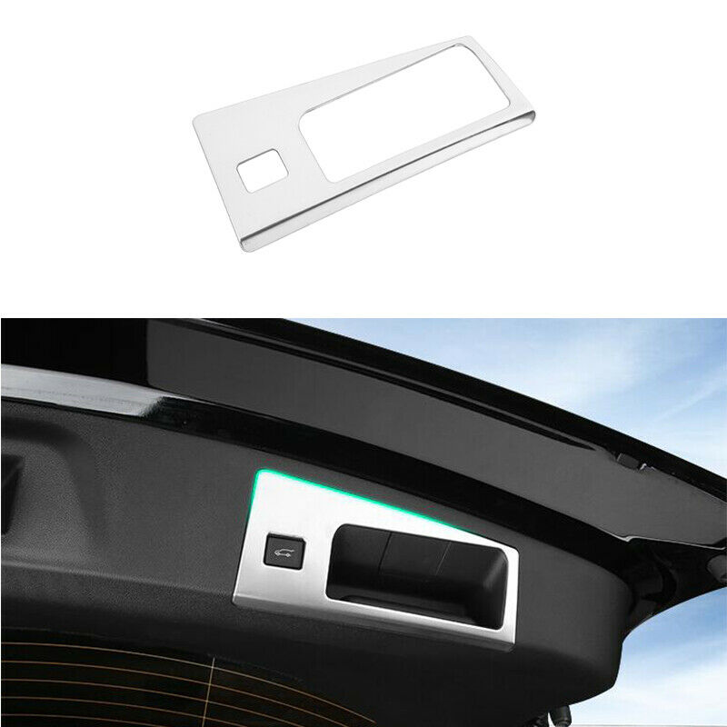 For Cadillac XT5 2016-2019 Car Silver Tailgate Trunk Rear Door Handle Cover Trim