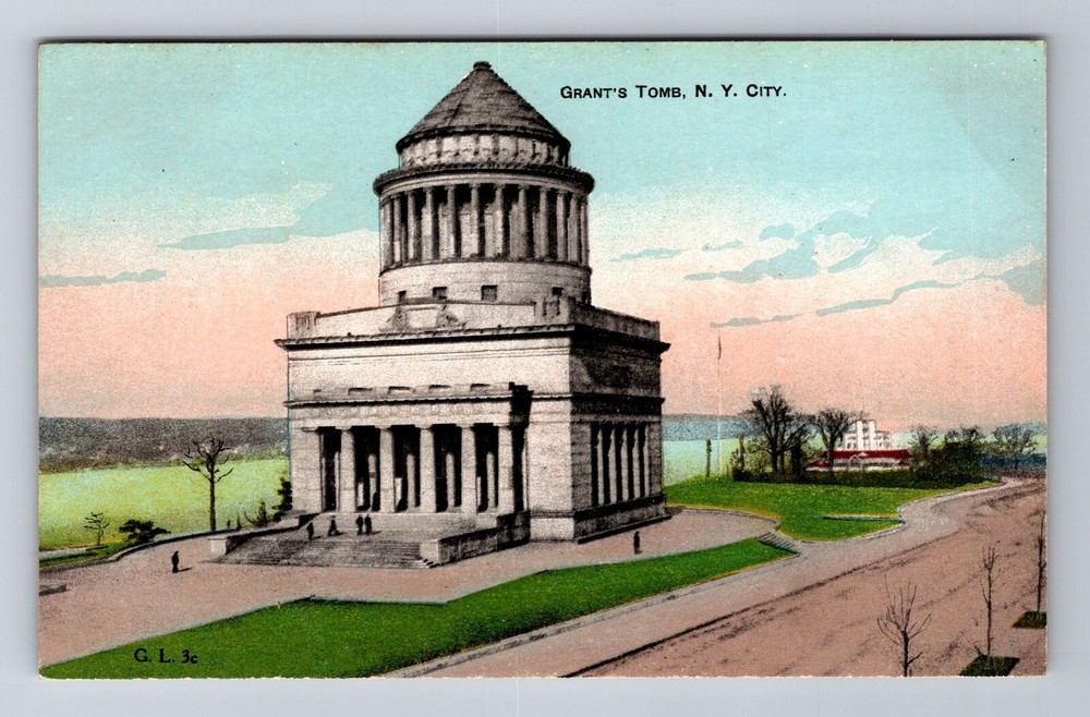 New York NY-New York, Grant's Tomb, Antique Vintage Souvenir Postcard