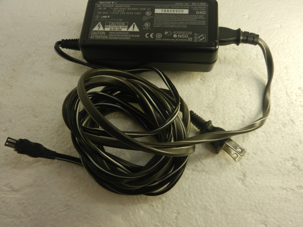 GENUINE -  Sony Camcorder Power Adapter AC-L10A Tested