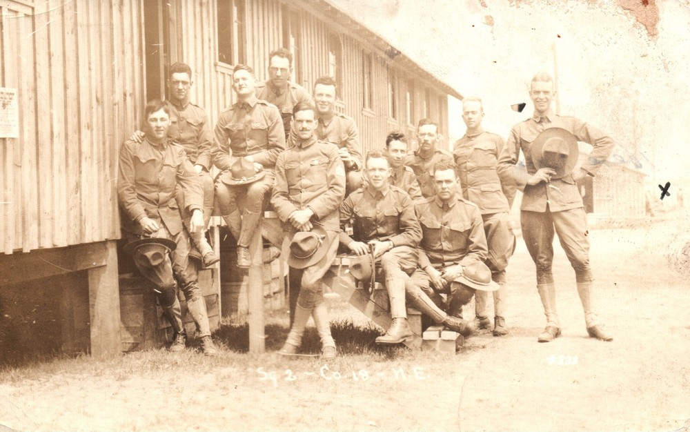NY Plattsburg - Squadron 2 Company 18 June 1917 RPPC New York Postcard