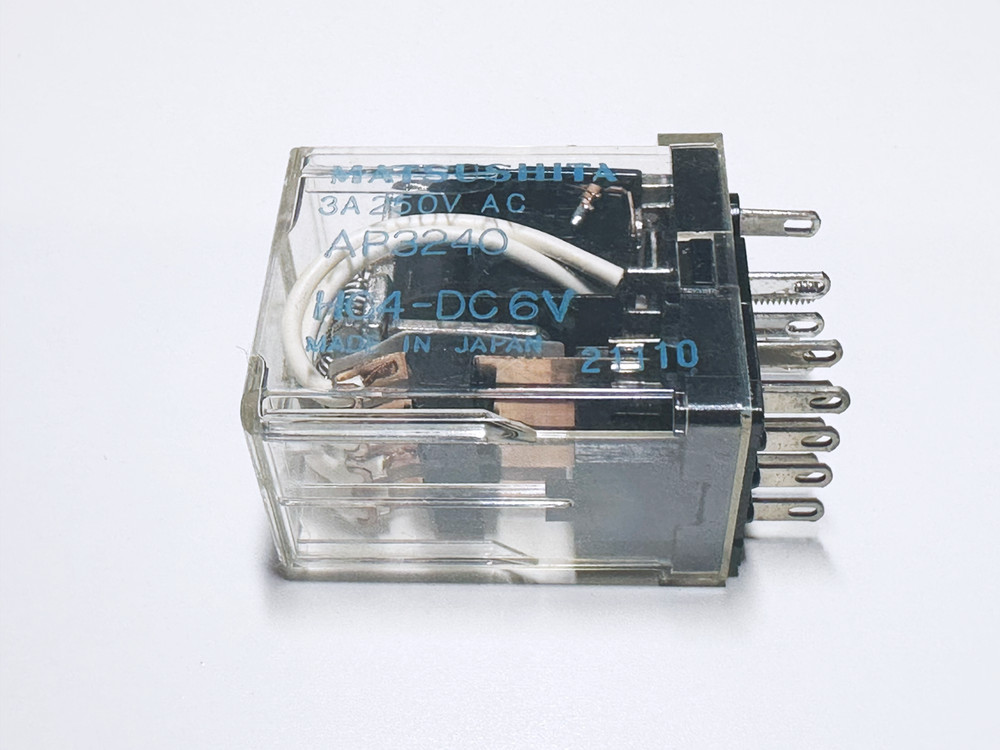 HC4-DC6V AP3240 Matsushita Plug-in Power Relay 6VDC 4PDT 3A 250VAC 14-Pin