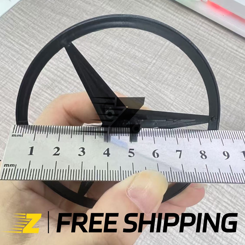 BLACK Star Emblem Rear Trunk Lid Logo Badge for AMG E350 SEDAN Mercedes W212