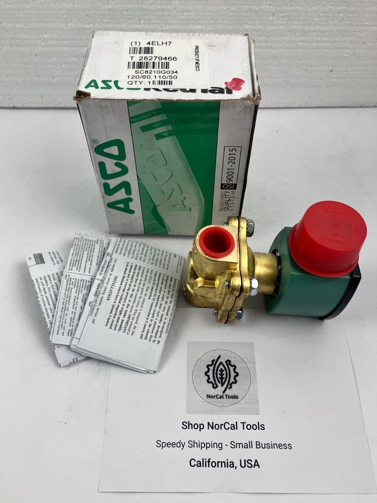 ASCO Red-Hat II SC8210G034 Solenoid Valve 1/2