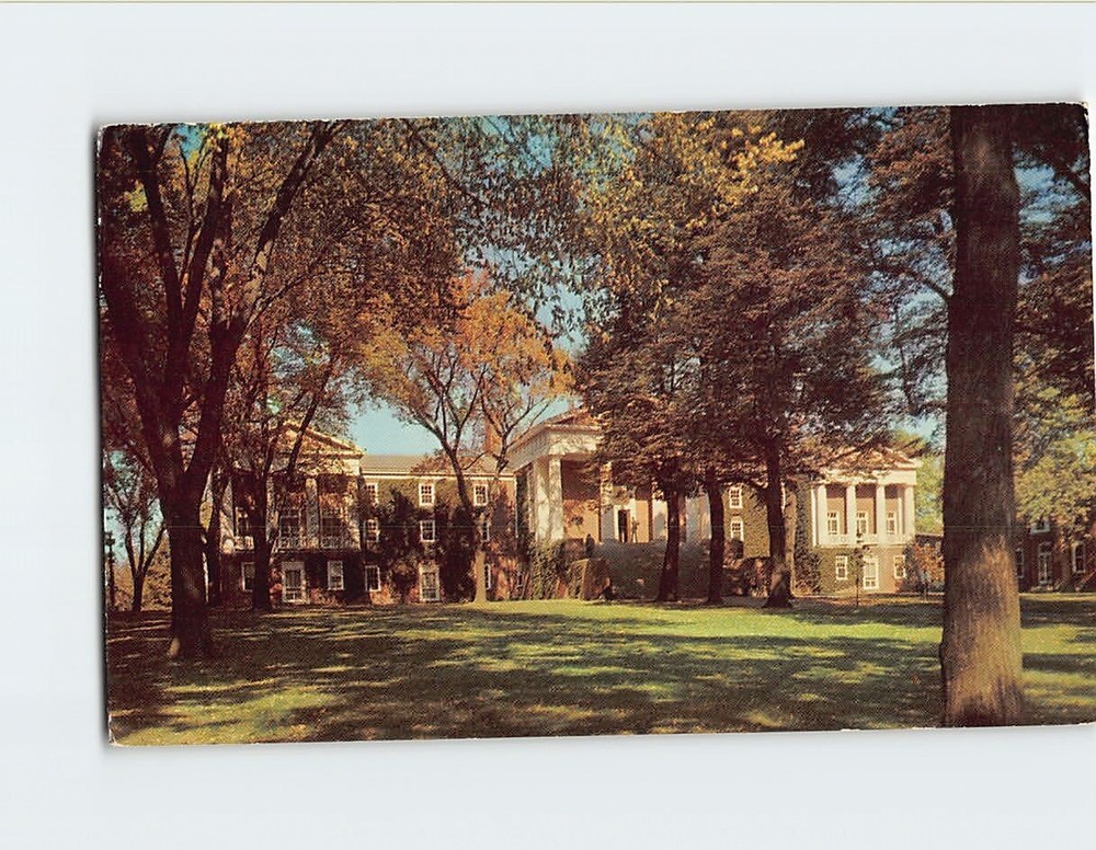 Postcard The Old College University Of Delaware Newark Delaware