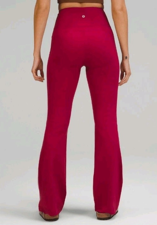 LULULEMON Groove Super High-Rise Flare Leg Stretch Nulu Fabric Yoga Pants! 10