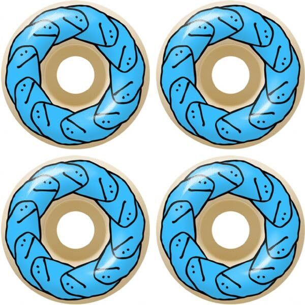 Spitfire Wheels Formula Four Shmoo Natural/Blue Skate Wheels 56mm 99a (Set of 4)