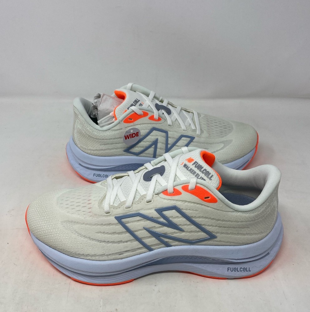 New Balance Women’s FuelCell Walker Elite V1 - White/Neon Dragonfly Size 8.5