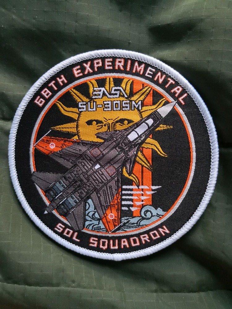 Ace Combat, Sol Squadron, Su-30 SM Russia aircraft military morale fighter patch-image