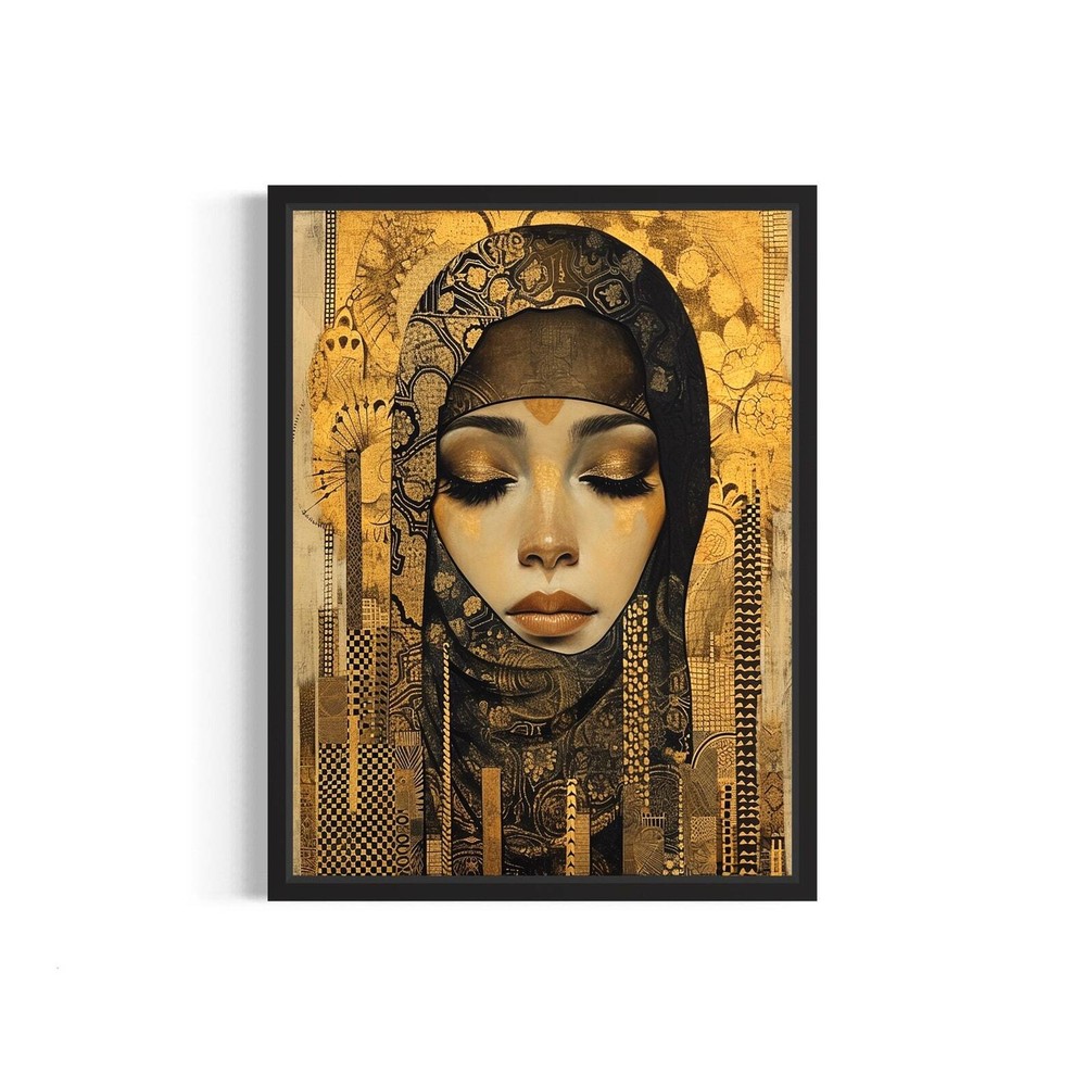 Islamic Woman Poster Art Print Religion Wall Art Decoration Artwork