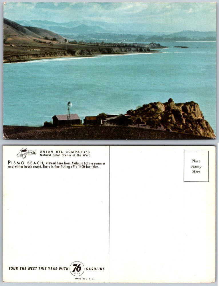 Pismo Beach CA Postcard