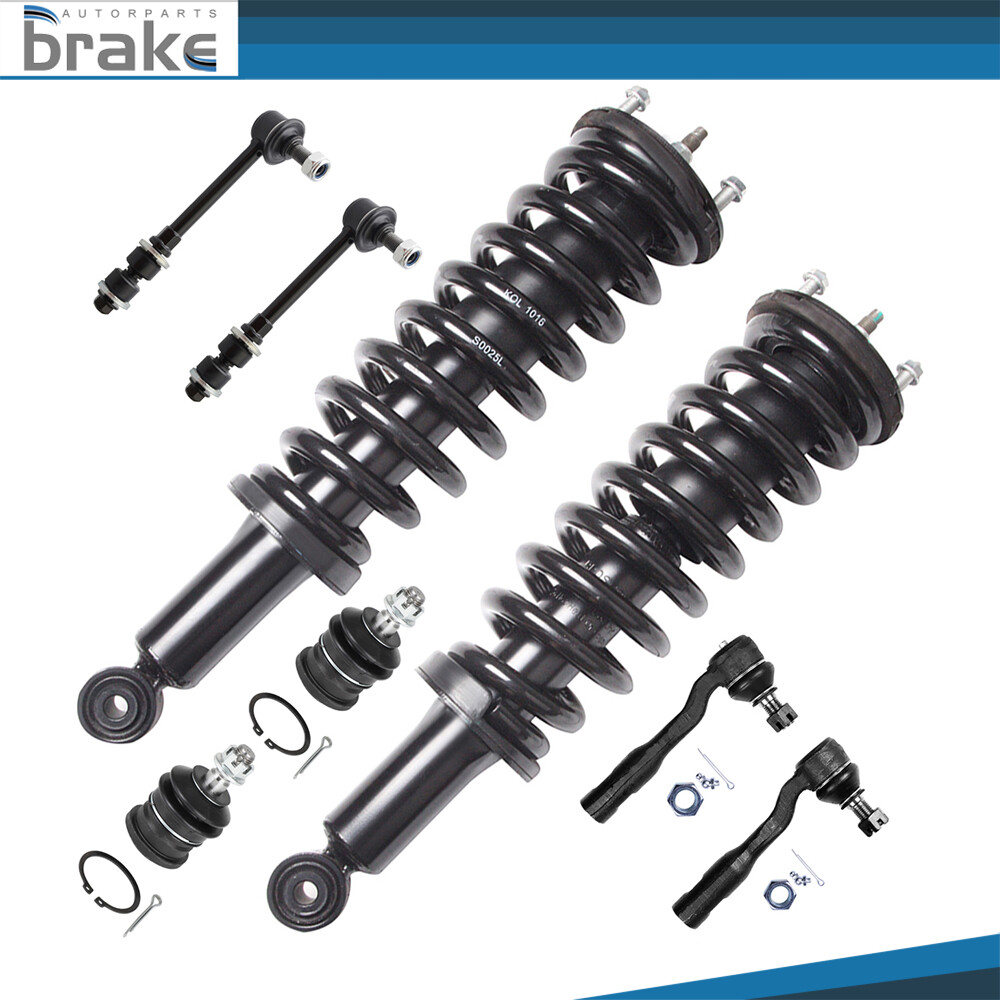 2003-2006 Toyota Tundra Front Suspension Kit Struts Sway Bars Tie Rods  