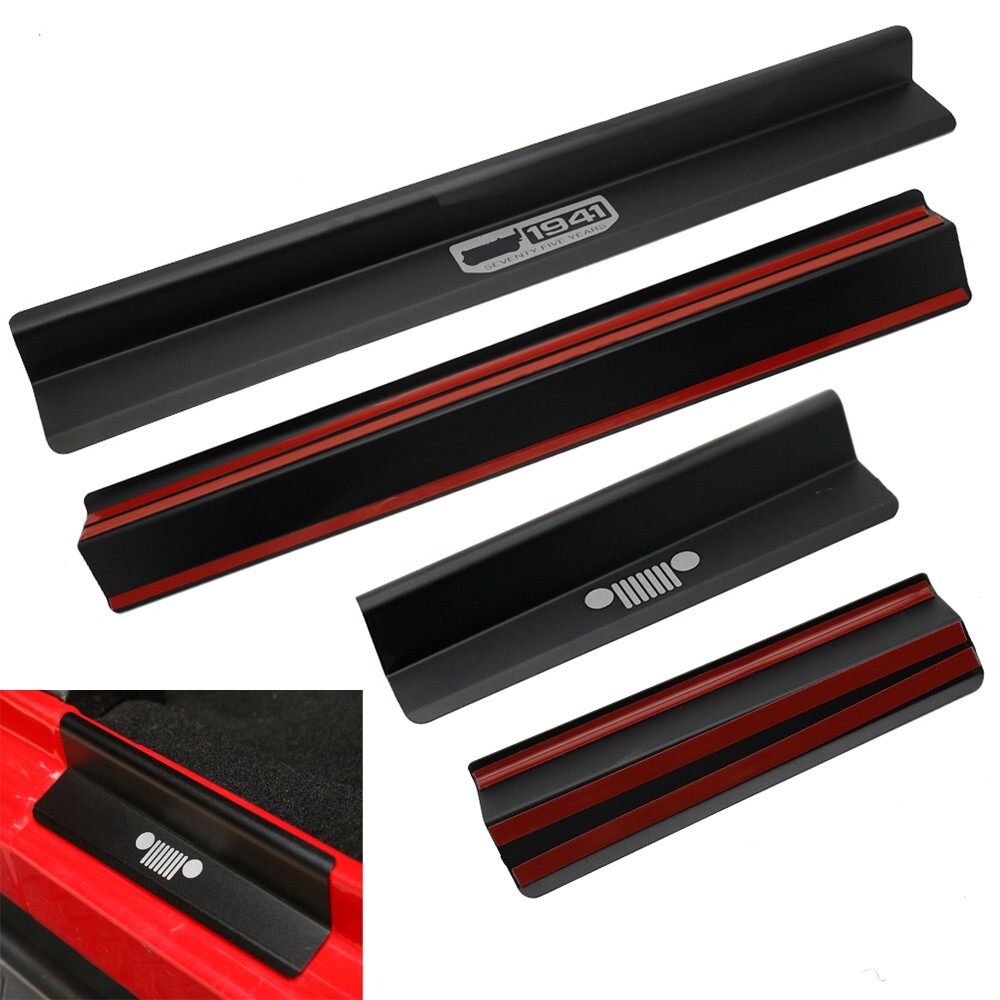 Jeep Wrangler JK 4-Door Scuff-Proof Threshold Guard & Sill Protector