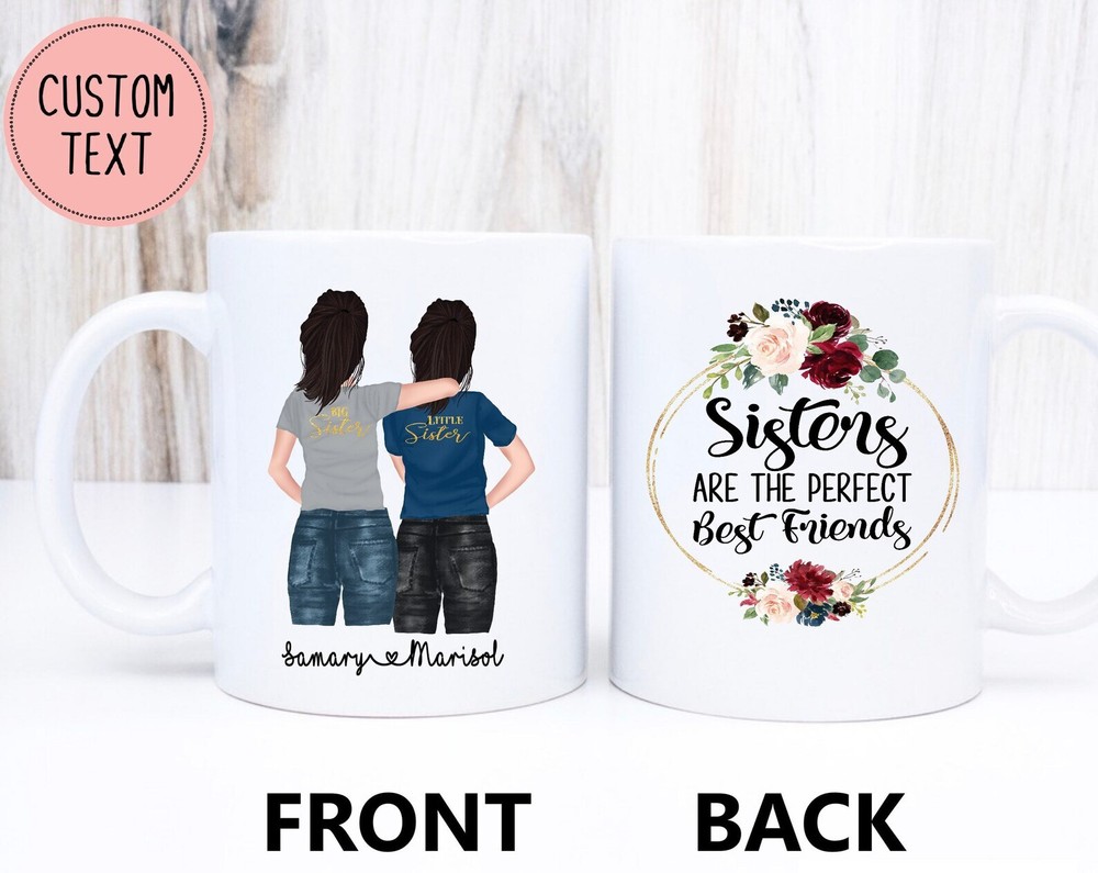 Personalized Sisters Mug Big Sister Mug Little Sister Mug Personalized Sisters