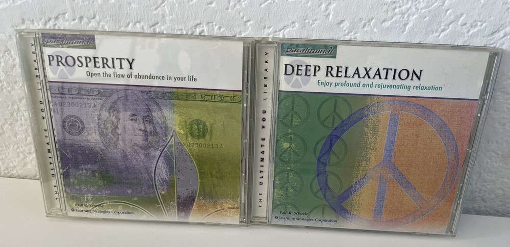 PROSPERITY & DEEP RELAXATION- Paul R. Scheele (Paraliminal AUDIO CD)