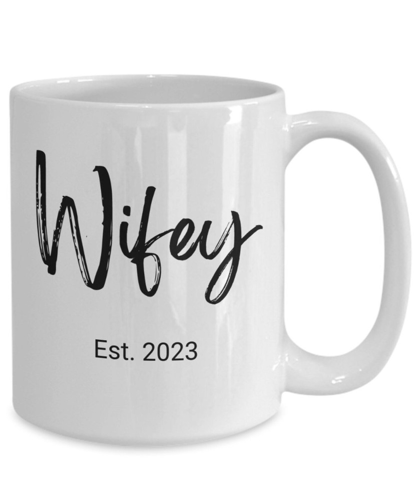 Personalized Wifey Mug - Perfect Wedding or Anniversary Gift for New Brides