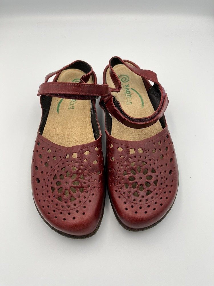 NAOT Arataki Mary Jane Sandals Size 41 Shoes US 10.5-11 Rumba Leather