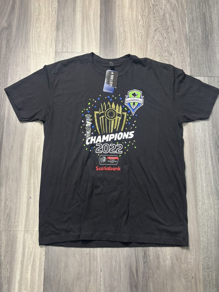 Seattle Sounders FC 2022 Concacaf Champions T Shirt XL NWT