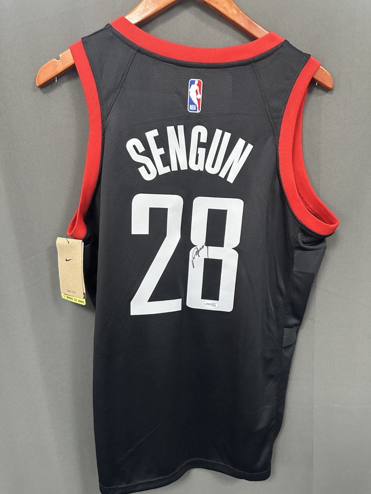 Alperen Şengün Signed Houston Rockets Basketball Jersey AUTO JSA COA Sz LPROBSTEIN is actively accepting consignments !!