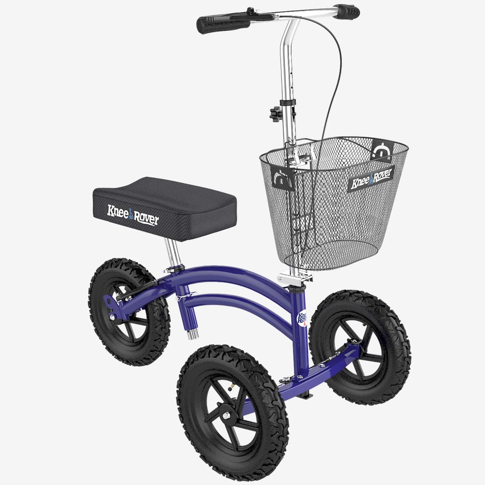 KneeRover All Terrain Knee Walker Scooter, Blue