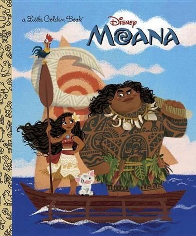 Moana Little Golden Book (Disney Moana) by Laura Hitchcock (English) Hardcover B
