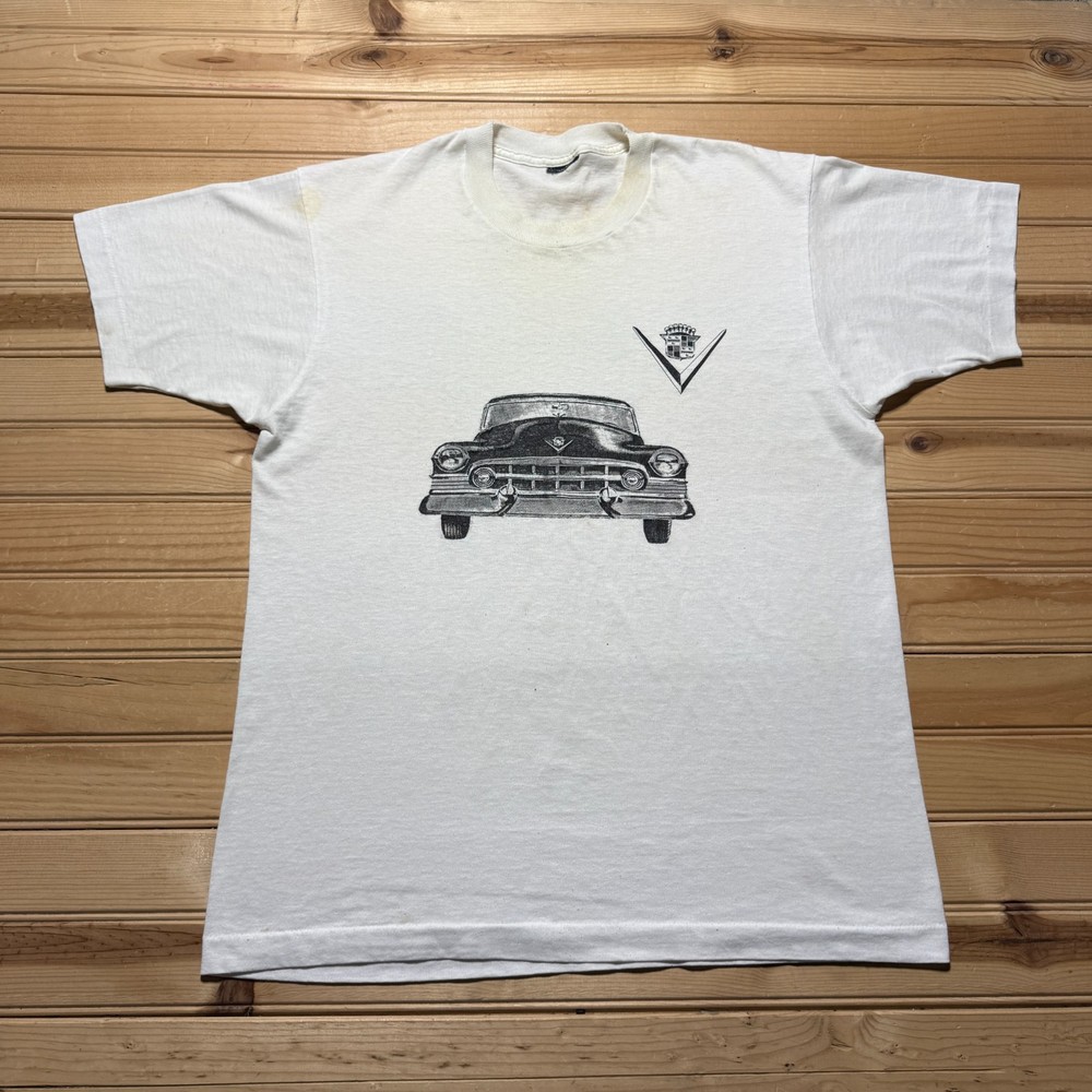 Vintage 90s Series 62 Cadillac Classic Car Single Stitch Graphic T-Shirt - Large