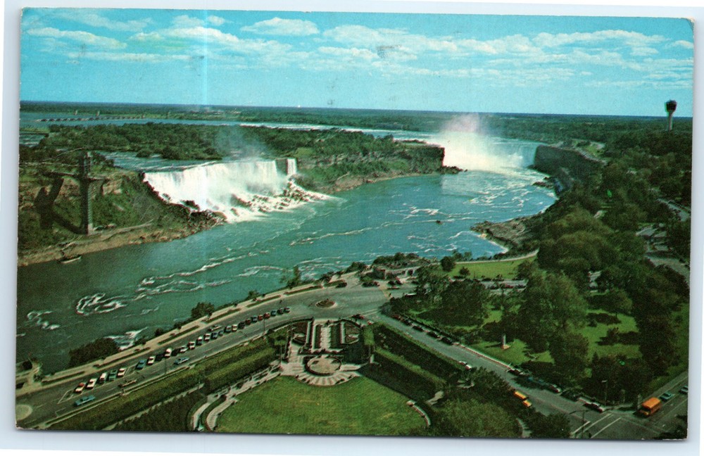 Vintage Postcard Niagara Falls, Ontario, Canada Oakes Garden Theatre Posted 1966